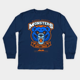 Midwest Gridiron Monsters Kids Long Sleeve T-Shirt